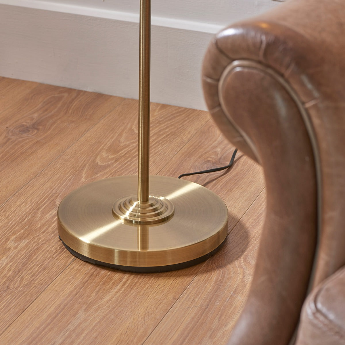 Hiden Floor Lamp - Antique Brass