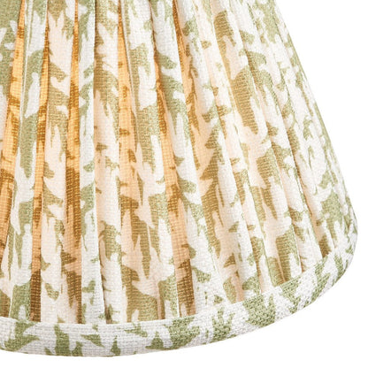 Leaf Shade 16cm - Herb Garden Green Fabric