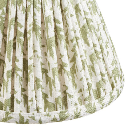 Leaf Shade 16cm - Herb Garden Green Fabric