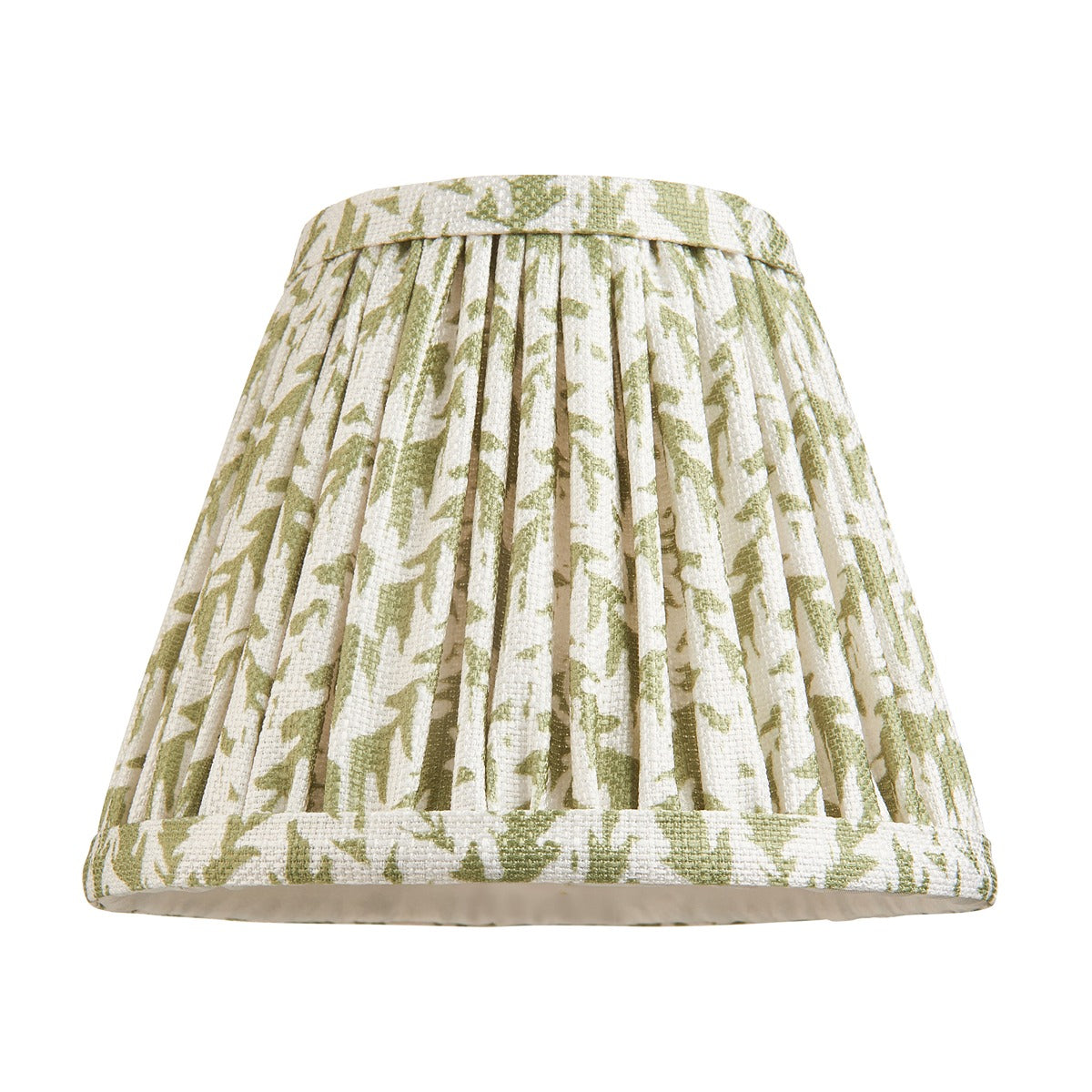 Leaf Shade 16cm - Herb Garden Green Fabric