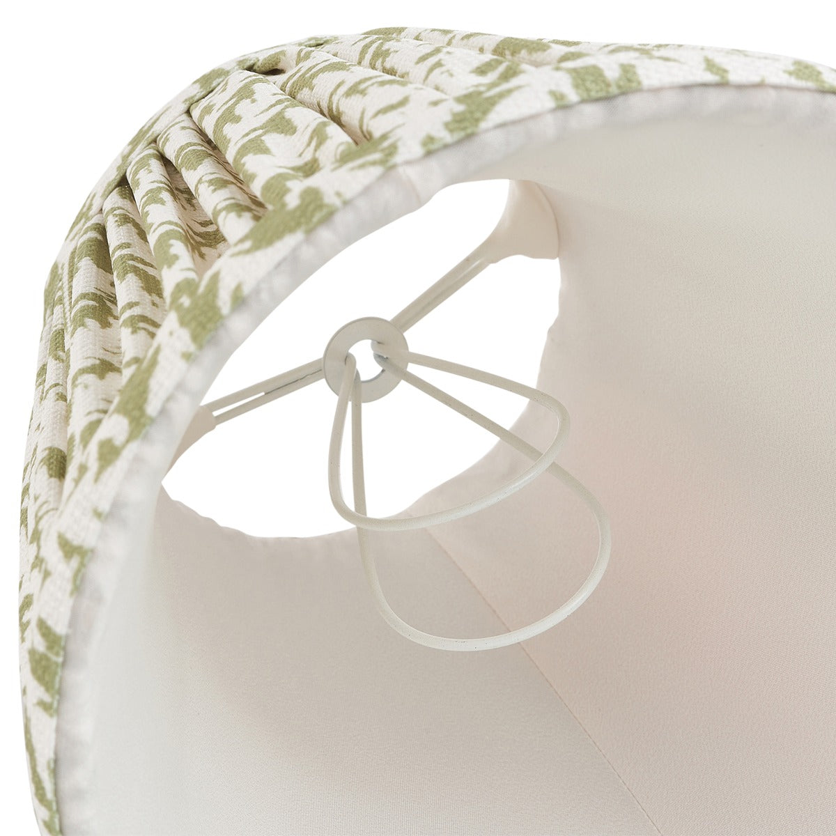 Leaf Shade 16cm - Herb Garden Green Fabric