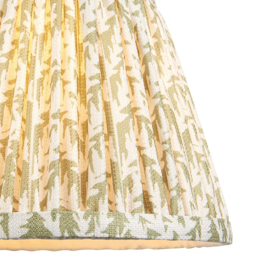 Leaf Shade 20cm - Herb Garden Green Fabric