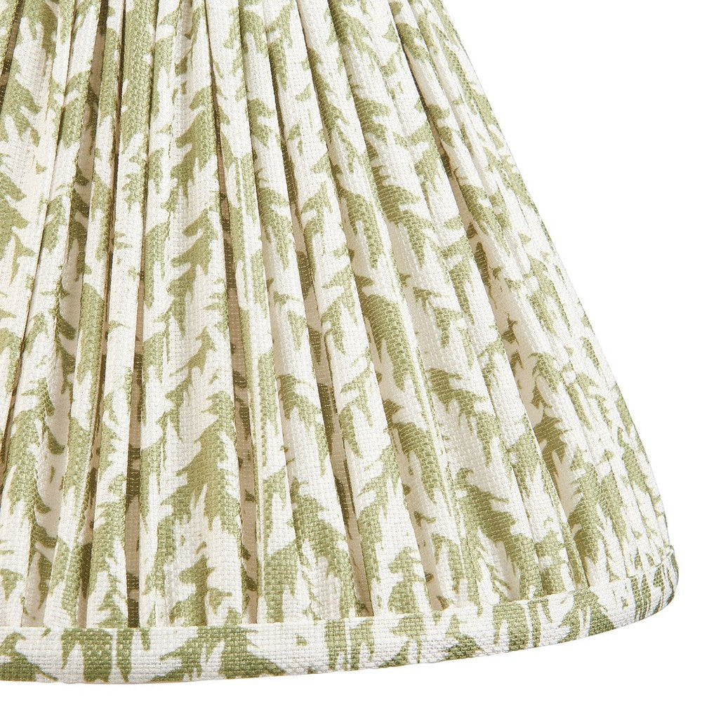 Leaf Shade 30cm - Herb Garden Green Fabric