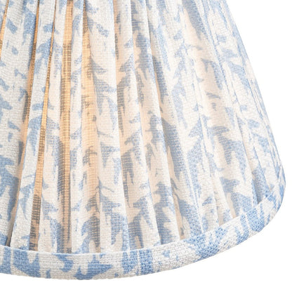 Leaf Shade 16cm - Shell Bay Blue Fabric