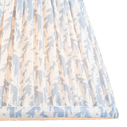Leaf Shade 20cm - Shell Bay Blue Fabric
