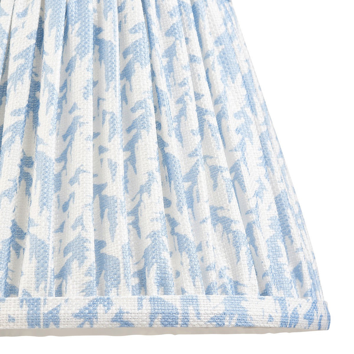 Leaf Shade 20cm - Shell Bay Blue Fabric