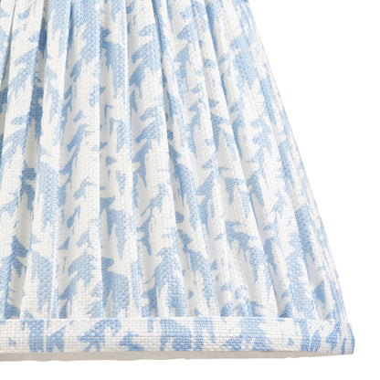 Leaf Shade 20cm - Shell Bay Blue Fabric