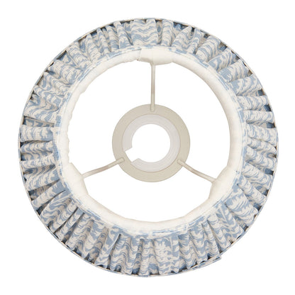 Leaf Shade 20cm - Shell Bay Blue Fabric