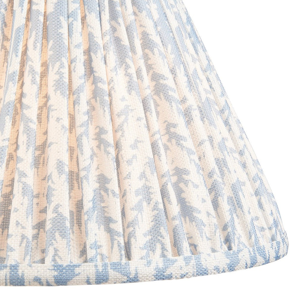 Leaf Shade 30cm - Shell Bay Blue Fabric