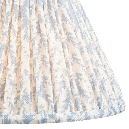 Leaf Shade 30cm - Shell Bay Blue Fabric