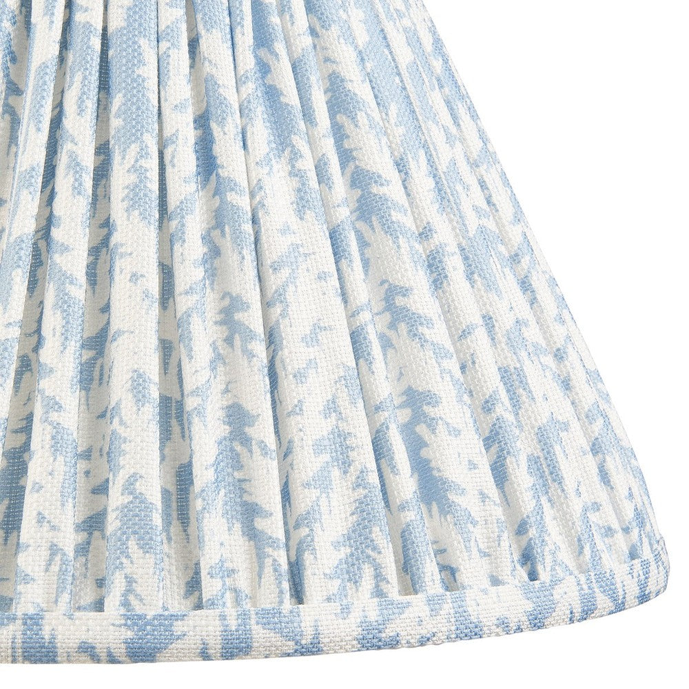 Leaf Shade 30cm - Shell Bay Blue Fabric