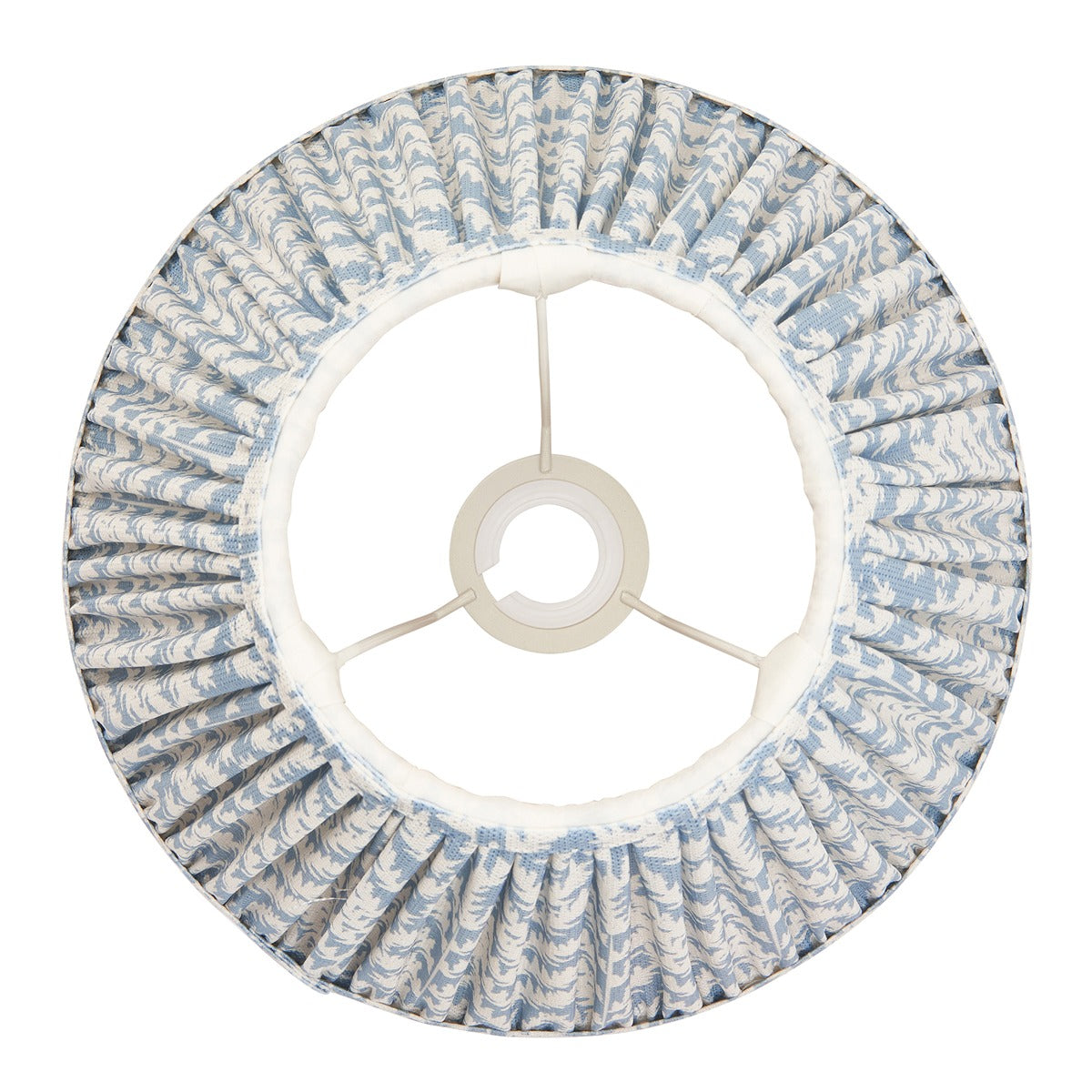 Leaf Shade 30cm - Shell Bay Blue Fabric