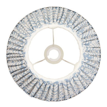 Leaf Shade 30cm - Shell Bay Blue Fabric