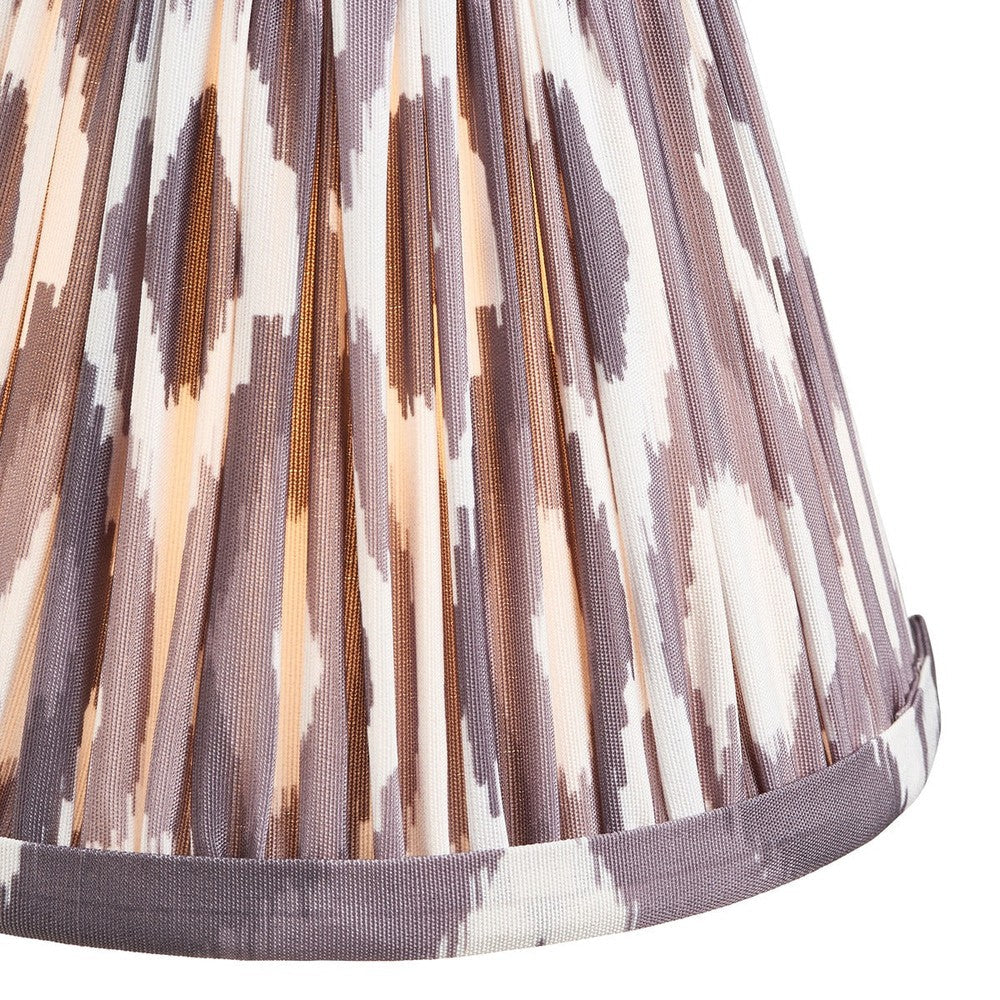 Ikat Shade 16cm - Pearl Grey Fabric