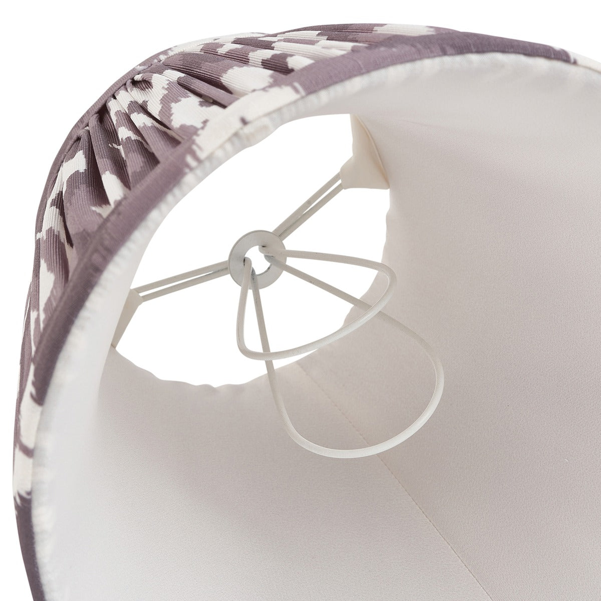 Ikat Shade 16cm - Pearl Grey Fabric