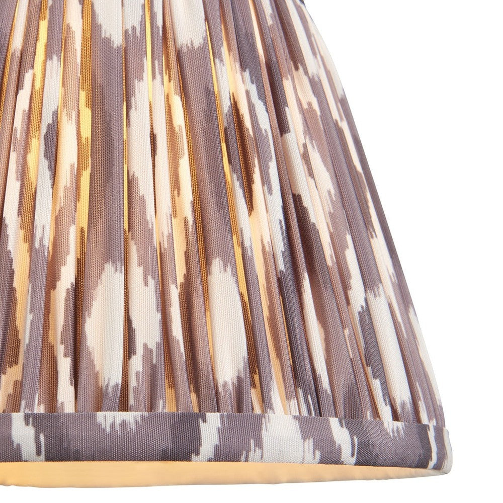 Ikat Shade 20cm - Pearl Grey Fabric