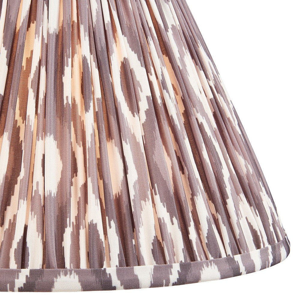 Ikat Shade 30cm - Pearl Grey Fabric