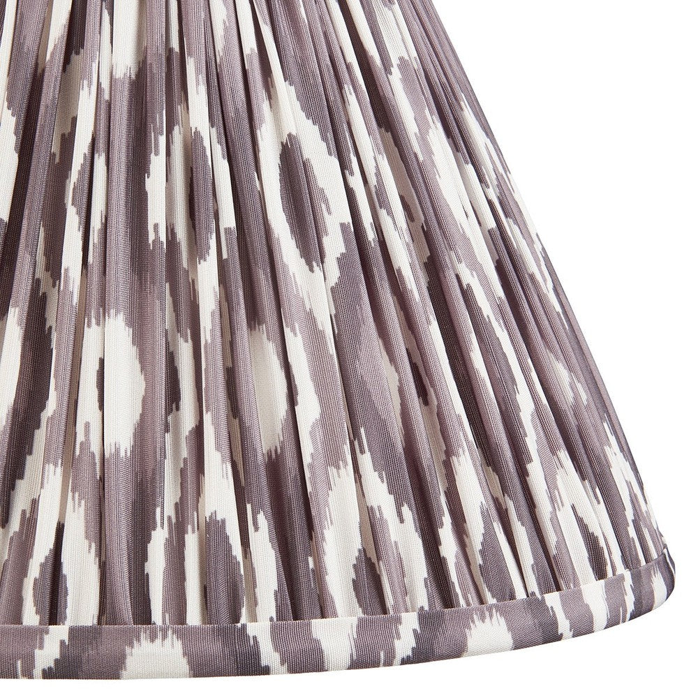 Ikat Shade 30cm - Pearl Grey Fabric