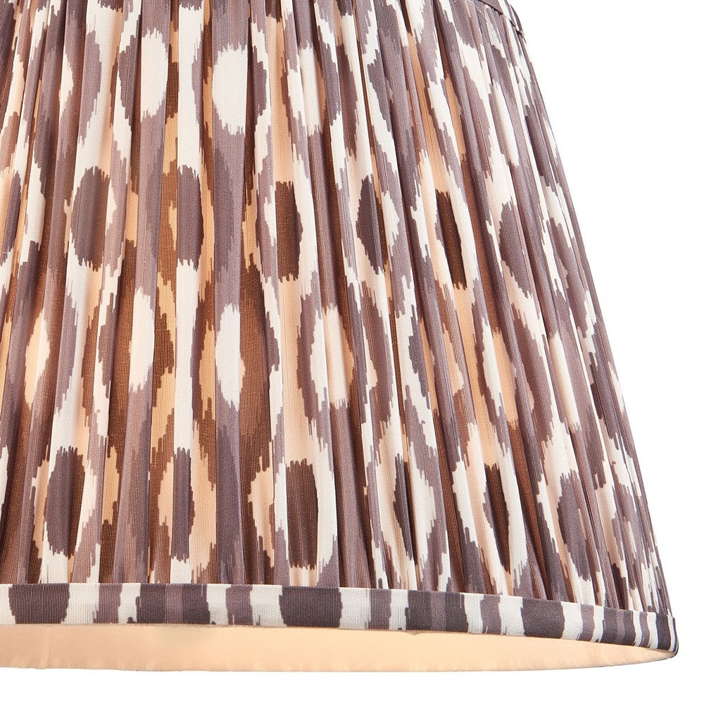 Ikat Shade 35cm - Pearl Grey Fabric