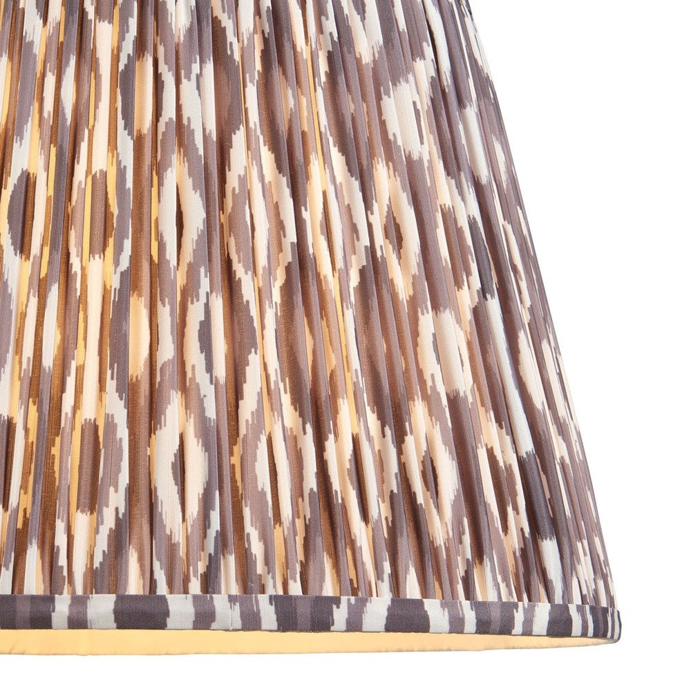 Ikat Shade 40cm - Pearl Grey Fabric
