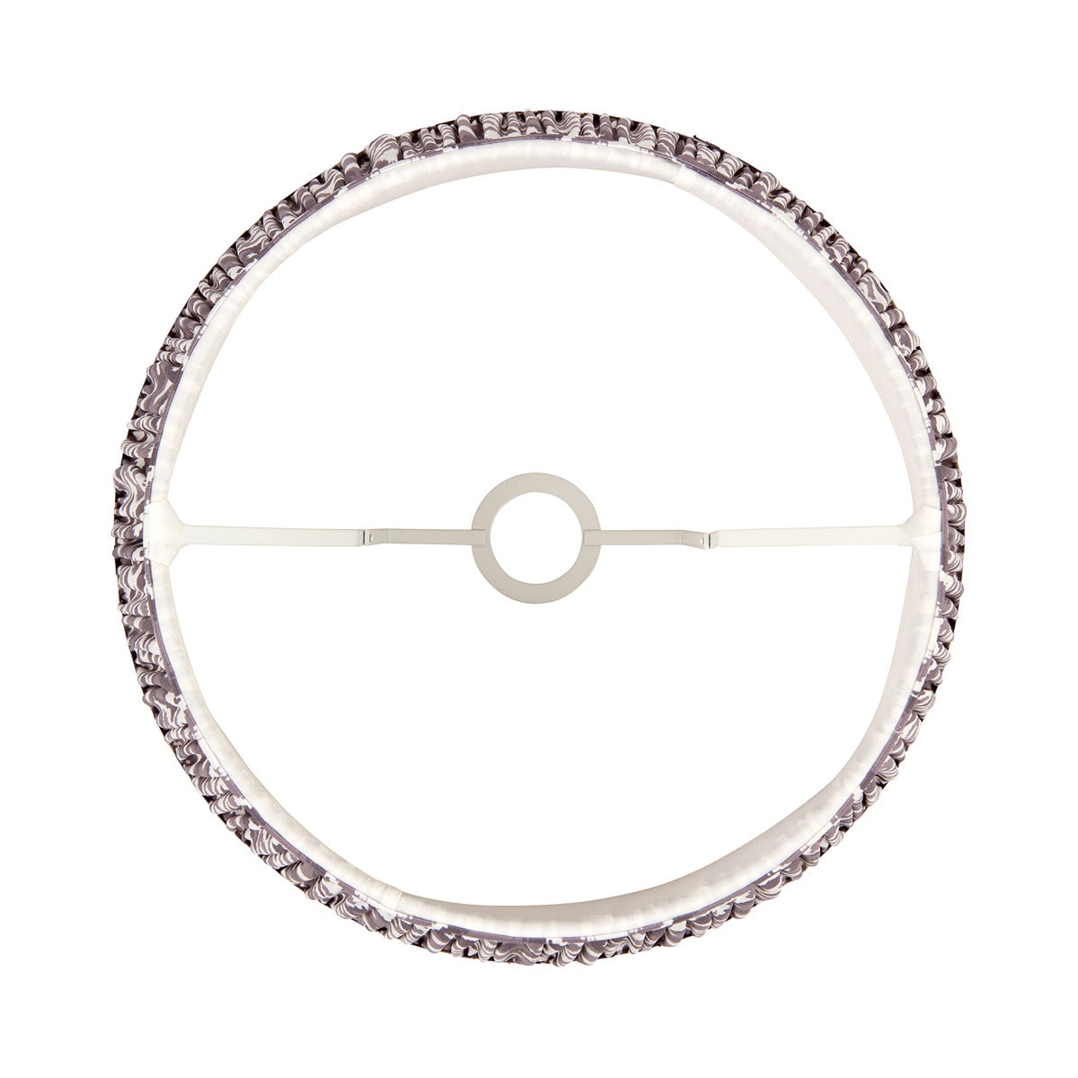 Ikat Shade 40cm - Pearl Grey Fabric