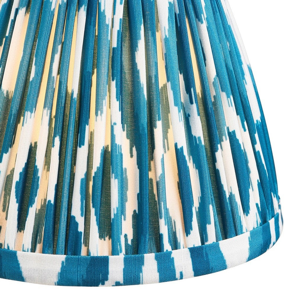 Ikat Shade 16cm - Marlin Blue Fabric