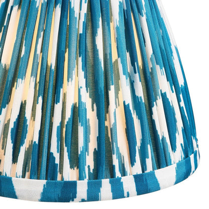 Ikat Shade 16cm - Marlin Blue Fabric