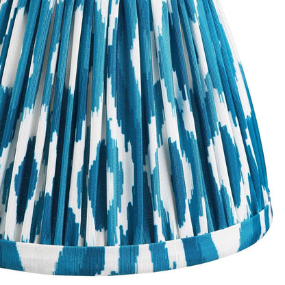 Ikat Shade 16cm - Marlin Blue Fabric