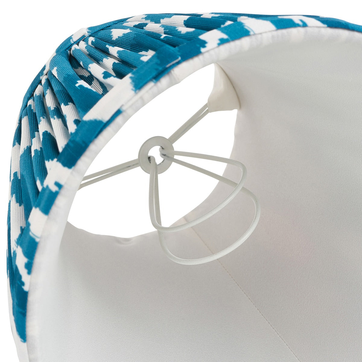 Ikat Shade 16cm - Marlin Blue Fabric