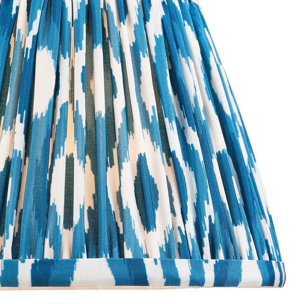 Ikat Shade 20cm - Marlin Blue Fabric