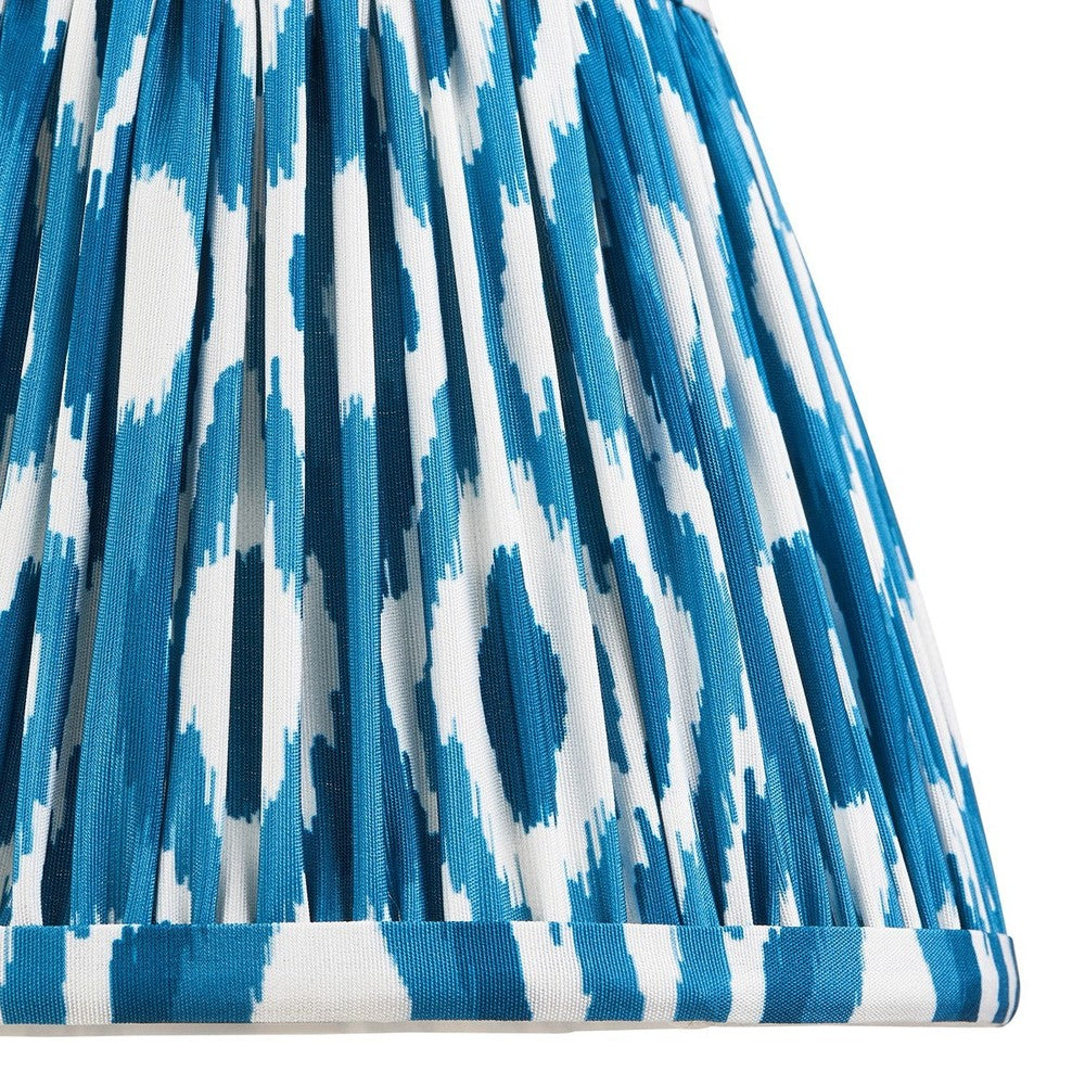 Ikat Shade 20cm - Marlin Blue Fabric