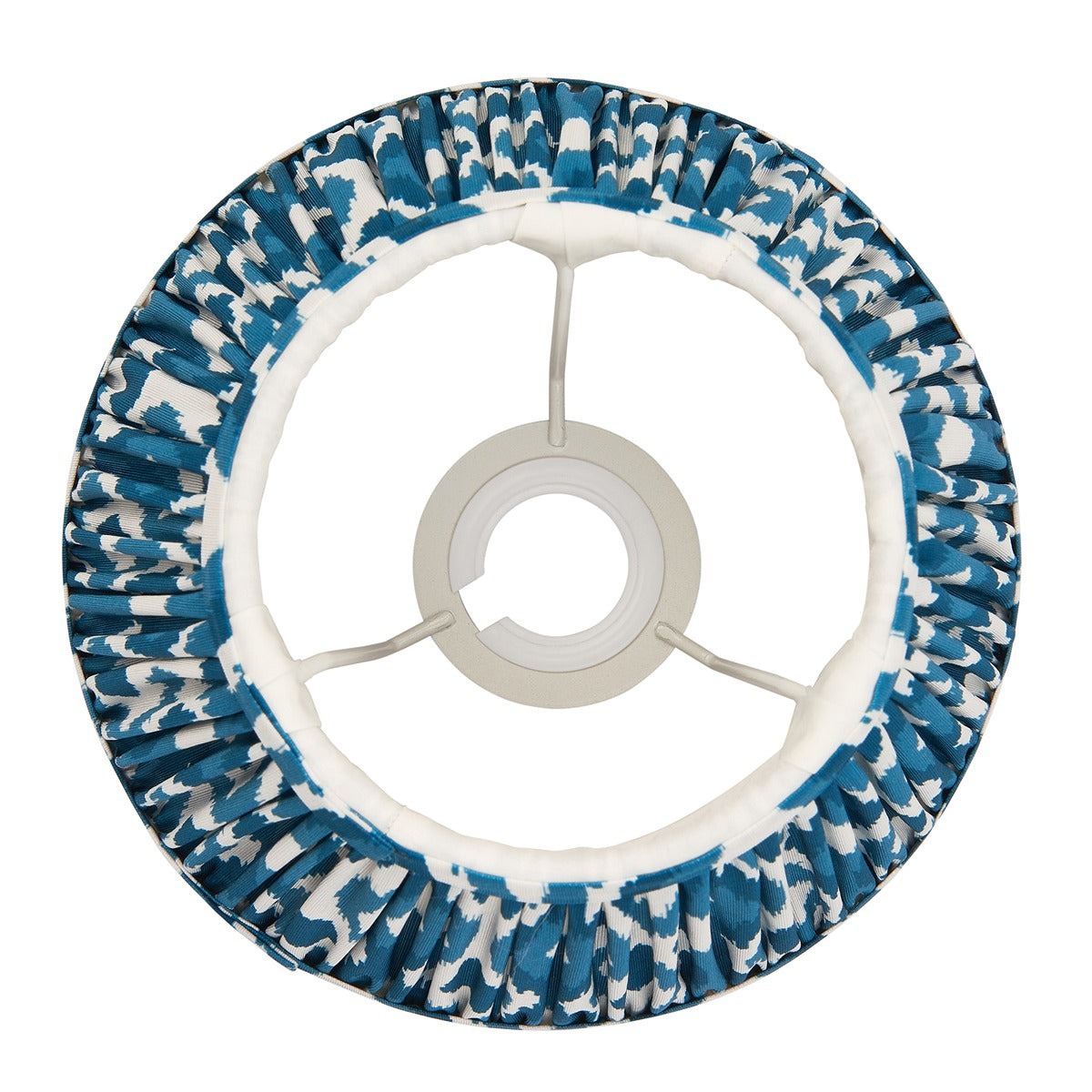 Ikat Shade 20cm - Marlin Blue Fabric