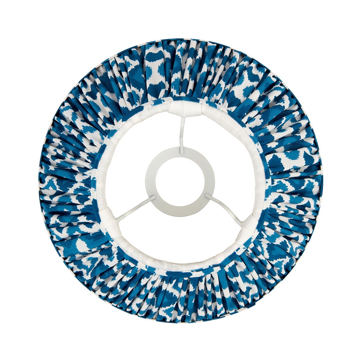Ikat Shade 25cm - Marlin Blue Fabric