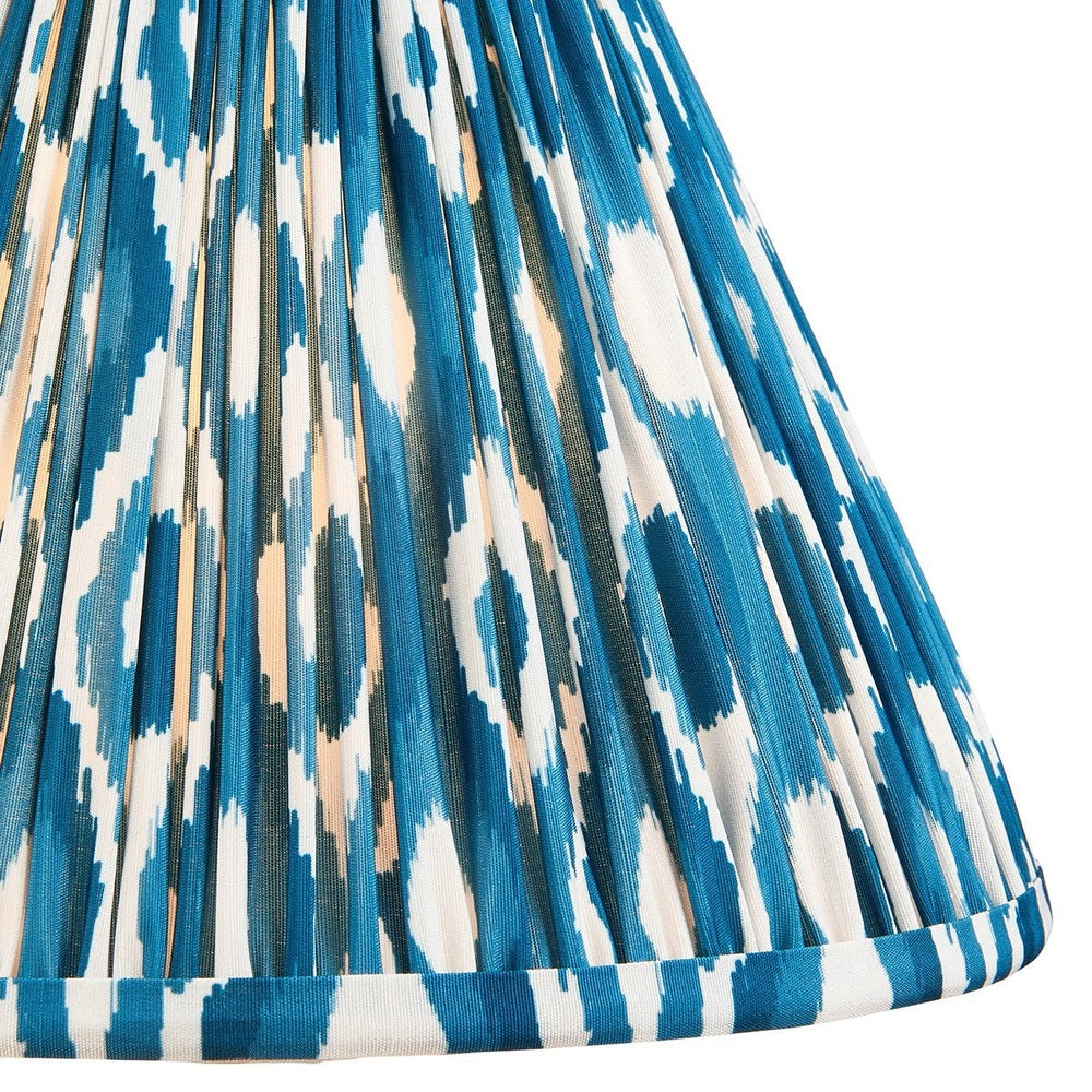 Ikat Shade 30cm - Marlin Blue Fabric