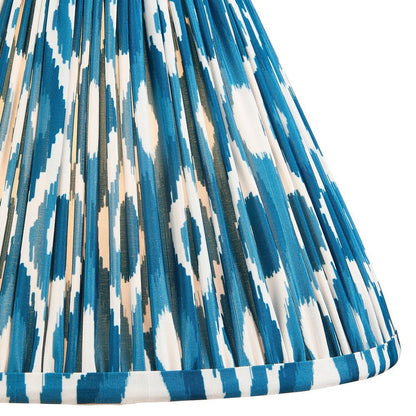 Ikat Shade 30cm - Marlin Blue Fabric
