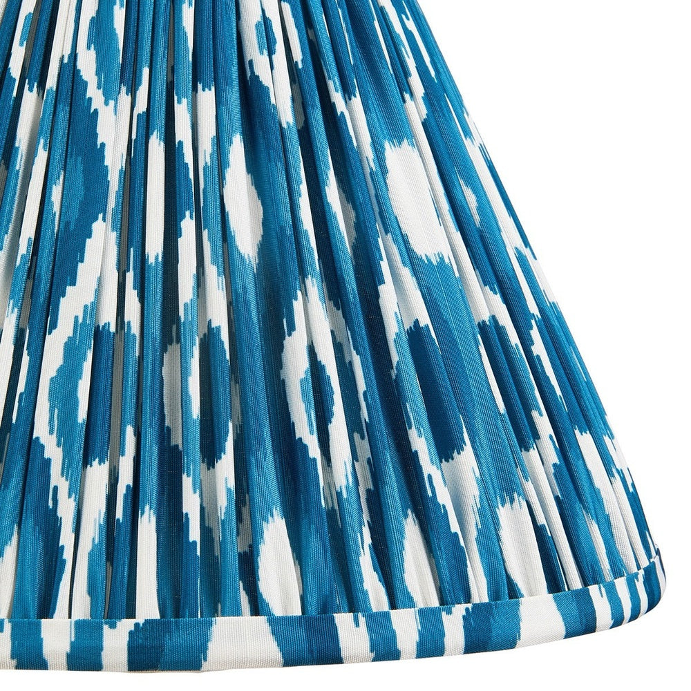 Ikat Shade 30cm - Marlin Blue Fabric