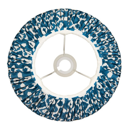 Ikat Shade 30cm - Marlin Blue Fabric