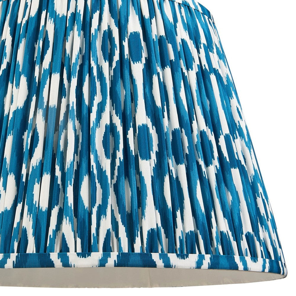 Ikat Shade 40cm - Marlin Blue Fabric