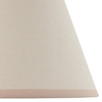 Ivy Shade 25cm - Almond White Fabric