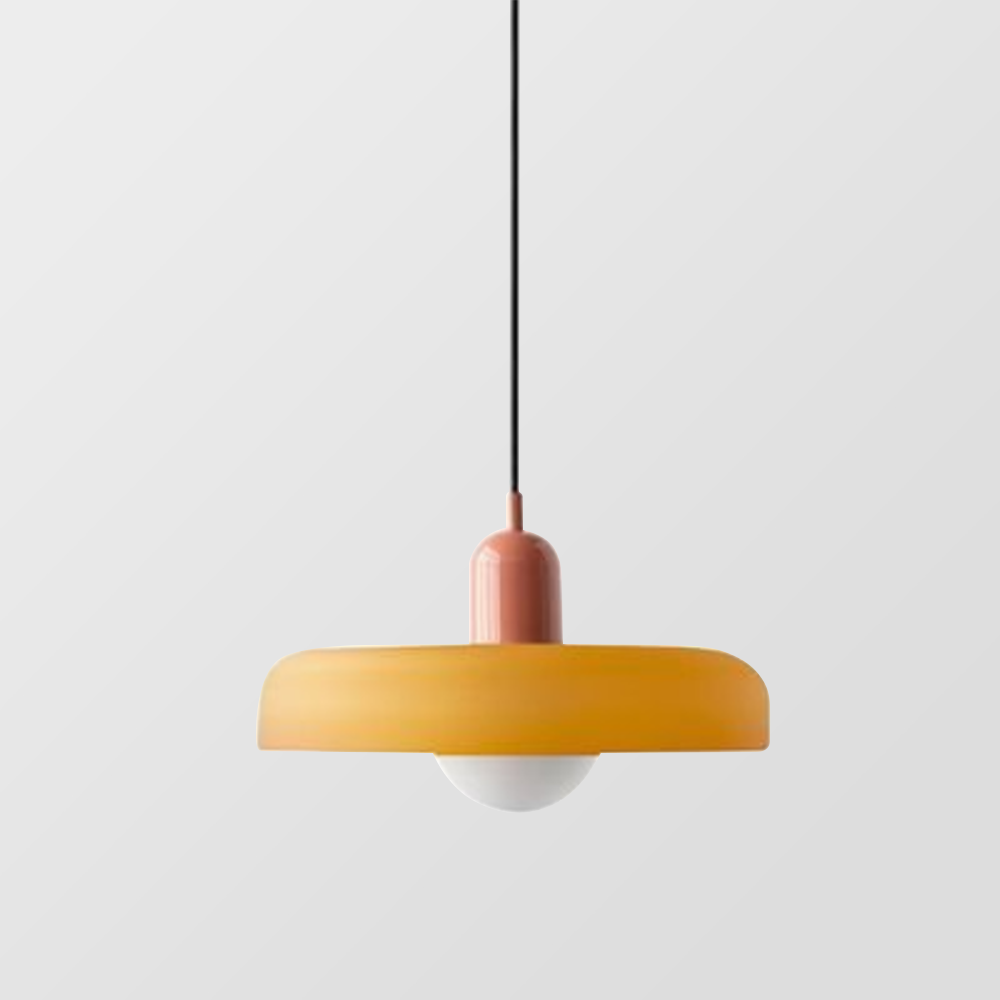 LumyHome | Bauhaus Hängeleuchte aus farbigem Glas