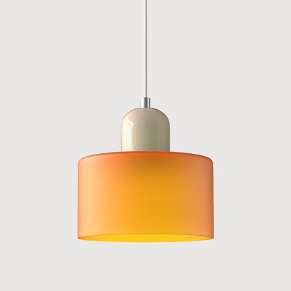 LumyHome | Coloured glass Bauhaus pendant light