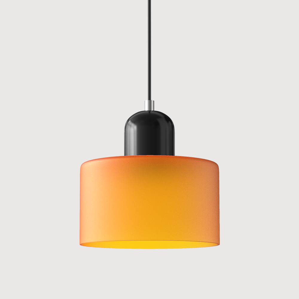 LumyHome | Coloured glass Bauhaus pendant light