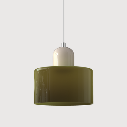 LumyHome | Coloured glass Bauhaus pendant light