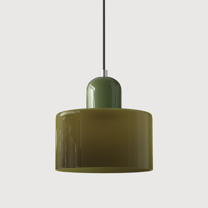 LumyHome | Coloured glass Bauhaus pendant light