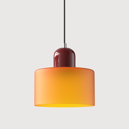 LumyHome | Coloured glass Bauhaus pendant light