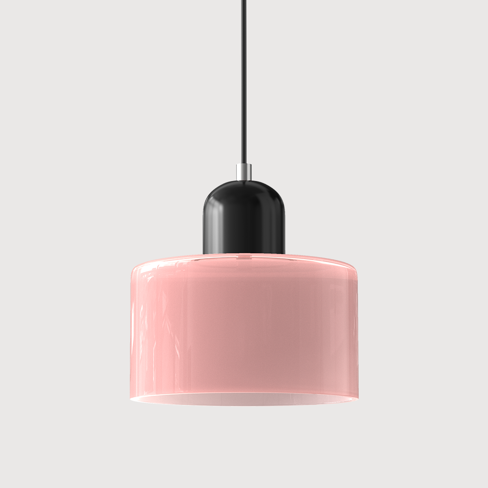 LumyHome | Coloured glass Bauhaus pendant light