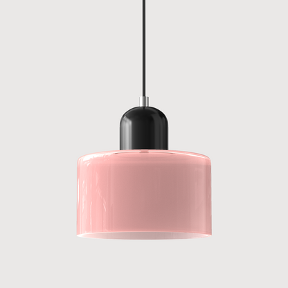 LumyHome | Coloured glass Bauhaus pendant light