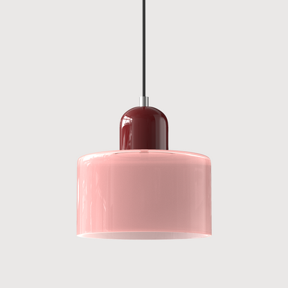 LumyHome | Coloured glass Bauhaus pendant light