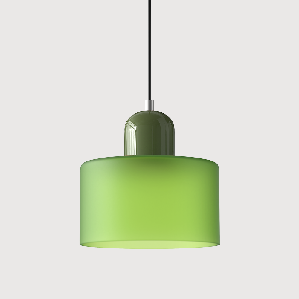 LumyHome | Coloured glass Bauhaus pendant light