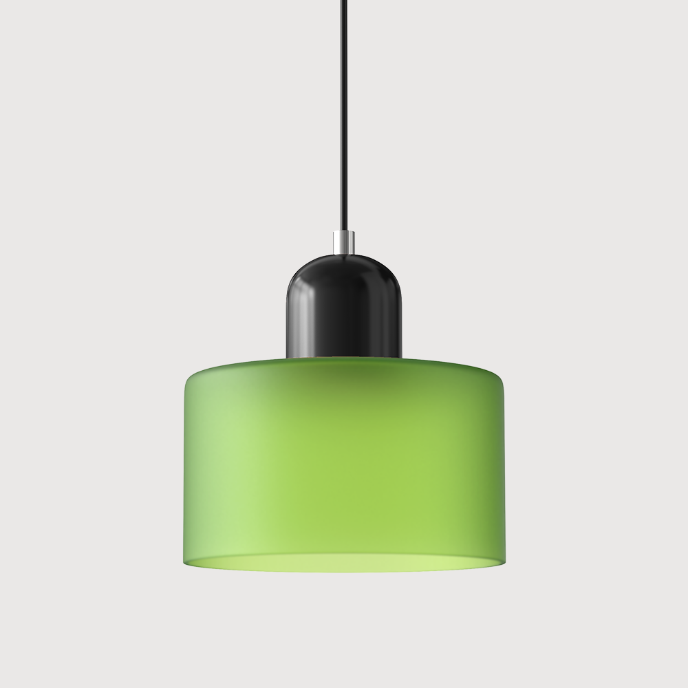 LumyHome | Coloured glass Bauhaus pendant light